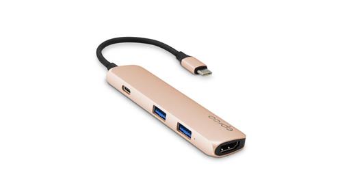Epico USB-C HUB 4K HDMI - gold/black