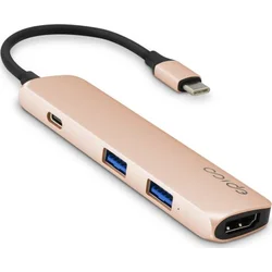 Epico USB-C HUB 4K HDMI - gold/black