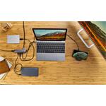 Epico USB-C HUB SLIM (4K HDMI & Ethernet) - silver, black cable