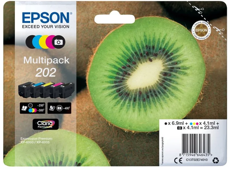 Epson 202 Multipack - originál C13T02E74010