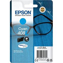 Epson 408L - azúrová - originálna - atramentová kazeta