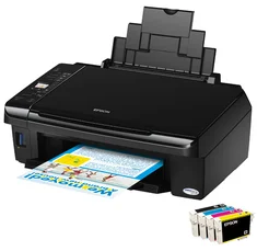 Epson inkoustová multifunkční tiskárna Stylus SX210, A4, 32ppm, 4ink, čtečka karet, 3,8 cm displej LCD, USB 2.0