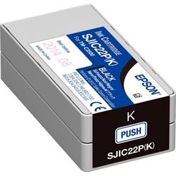 Epson SJIC22P Black, čierna - originál