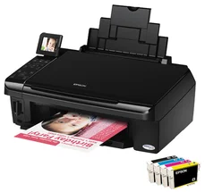 Epson Stylus SX415 MFZ multifunkční inkoustová tiskárna, A4, 34 ppm, 4 ink, Card reader, LCD, USB 2.0