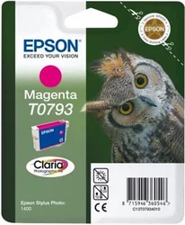 Epson T0793 Magenta Claria Photographic Ink 11ml pre Stylus Photo 1400 - originálne C13T07934010
