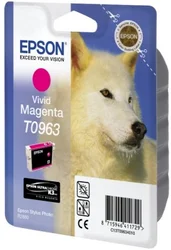 Epson T0963 Atramentová Vivid Magenta ULTRACHROME K3 pre Stylus Photo R2880 - originálne C13T09634010