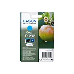 Epson T1292 Cyan 7ml pro Stylus SX420W/SX425W/SX525WD/SX620FW, Stylus Office BX305F/BX320FW/BX525WD/BX625FWD - originální