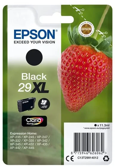 Epson T2991 Black 29XL, čierna - originál C13T29914012