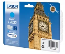 Epson T7032 L Cyan, až 800 strán, pre série WP4000/4500 (WP-4015,WP-4025,WP-4515,WP-4525,WP-4535,WP-4545) - originálne C13T703240
