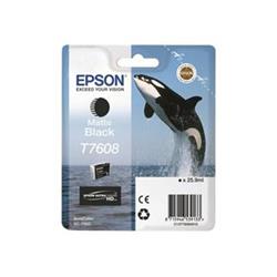 Epson T7608 Matte Black, matná černá - originální C13T76084010 - Cartridge inkoustové