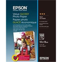EPSON Value Photo Paper Glossy 10x15cm, 100 listů, 183g/m2