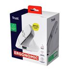Ergonomická bezdrôtová myš Trust Bayo II, biela