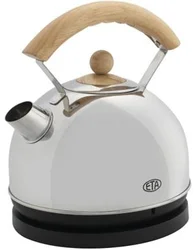ETA 6595 90000 Rychlovarná konvice, nerezová s dřevěným držadlem, 2400W,1,7 litru