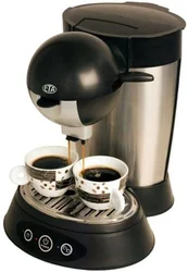 ETA espresso 0181 90000, příkon 1400 W, patron (coffee pads), mocca,čaj