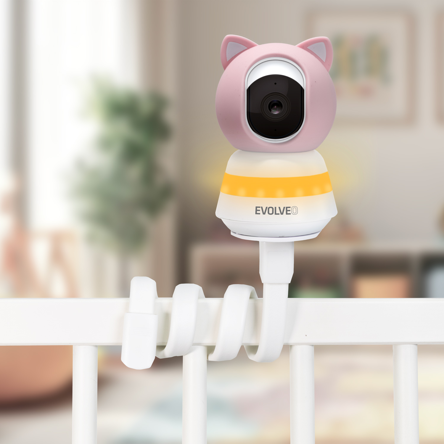 EVOLVEO Baby Monitor N5 růžový