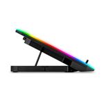 EVOLVEO CoolPro, chladiaca podložka pod notebook, 2 ventilátory, RGB podsvietenie, čierna