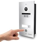 EVOLVEO DoorPhone ID-1, dvojvodičový videotelefón s podporou RFID, odtlačkov prstov a kamery ONVIF