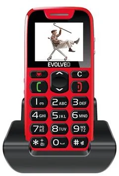 EVOLVEO EasyPhone červený EP-500-RED