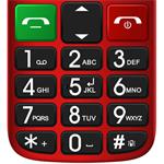 EVOLVEO EasyPhone FL červený