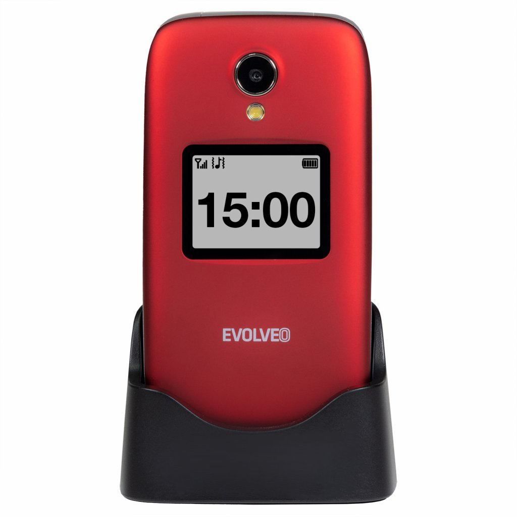 EVOLVEO EasyPhone FS červená barva