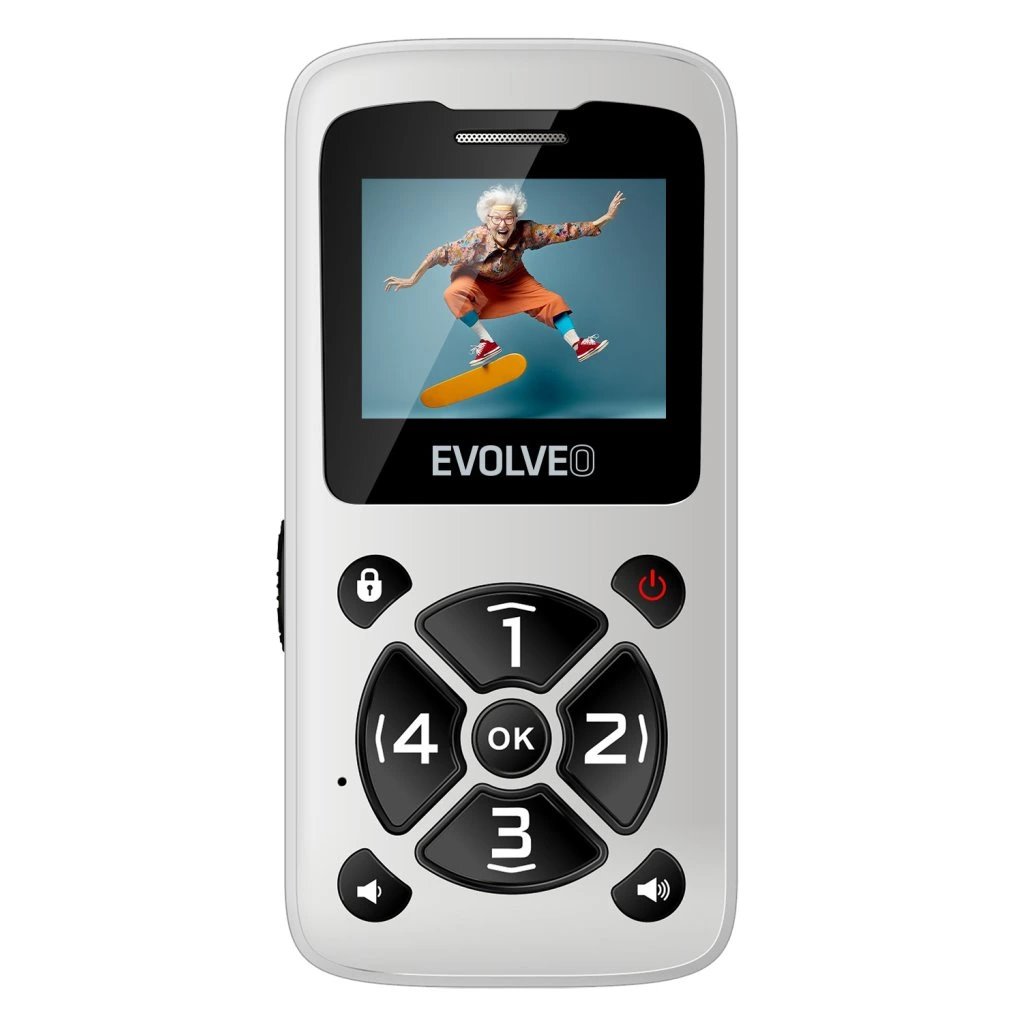 EVOLVEO EasyPhone ID biely