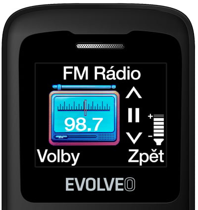 EVOLVEO EasyPhone ID čierny