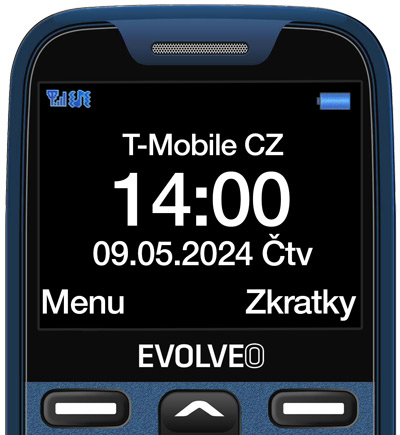 EVOLVEO EasyPhone XR modrý