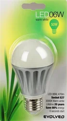 EVOLVEO EcoLight, LED žárovka 6W, patice E27, blister
