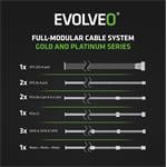 EVOLVEO G1000, zdroj 1000W, 80+ GOLD, ATX 3.1, PCIe 5.1, Modulární