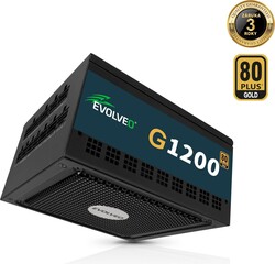 EVOLVEO G1200, zdroj 1200W, 80+ GOLD, ATX 3.1, PCIe 5.1, Modulární