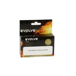 EVOLVEO inkoustová náplň CLI-521Y pro Canon - žlutá (yellow) / 10,5 ml (s čipem) CLI-521Y CH - Alternativní inkousty