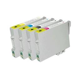 EVOLVEO inkoustová náplň T0712 pro Epson D78, D92, D120, DX4xxx - azurová (cyan) - 15ml (s čipem) T0712 CH - Alternativní inkousty