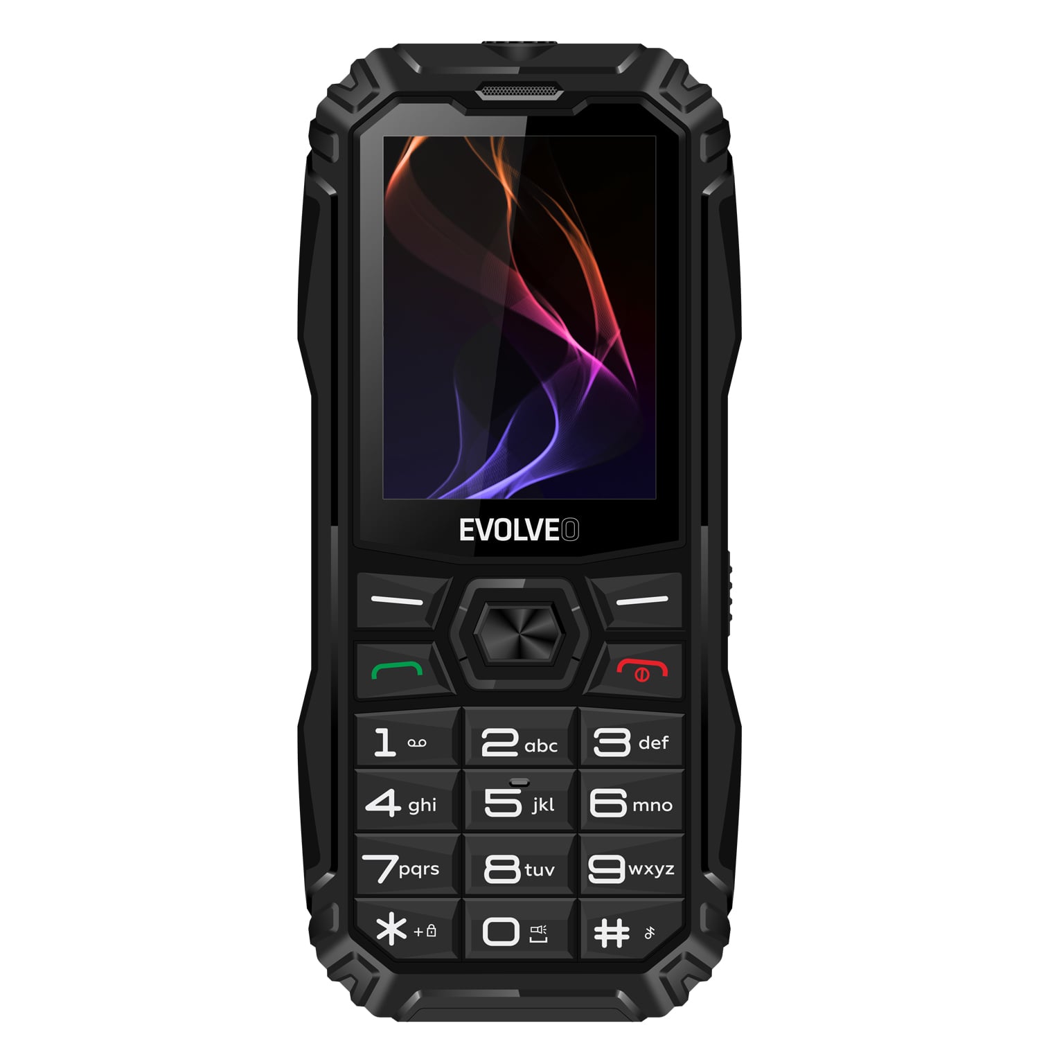 EVOLVEO MaxPhone A1, tlačidlový telefón s podporou dvoch SIM kariet, čierny