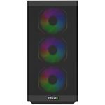 EVOLVEO Scorpio, Big Tower/4x ARGB/sklo+mřížka