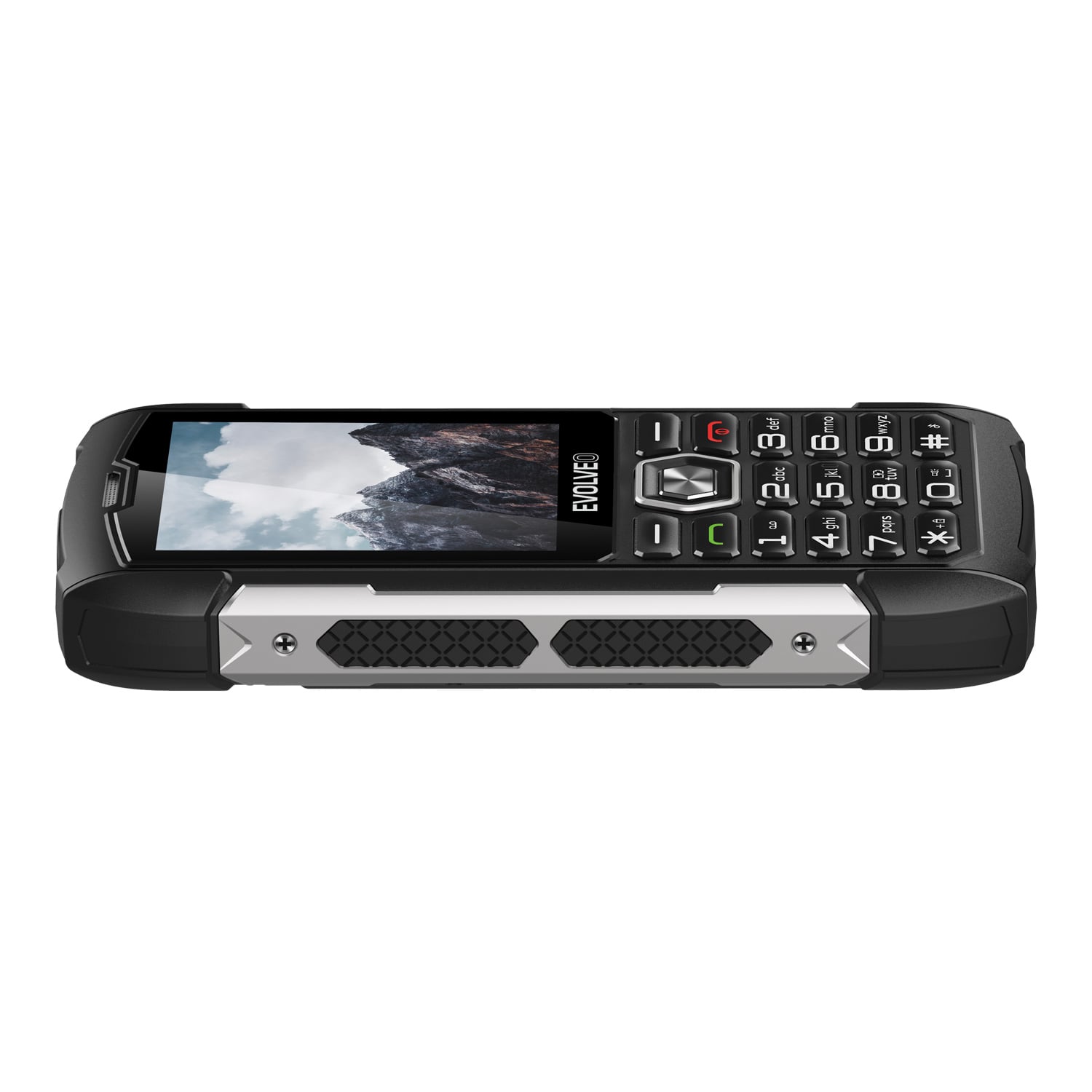 EVOLVEO StrongPhone H1 černo-stříbrný