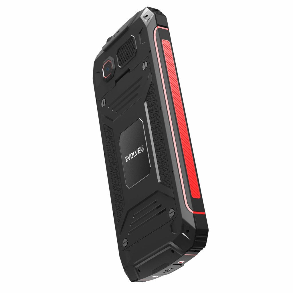 EVOLVEO StrongPhone W4 černo-červený