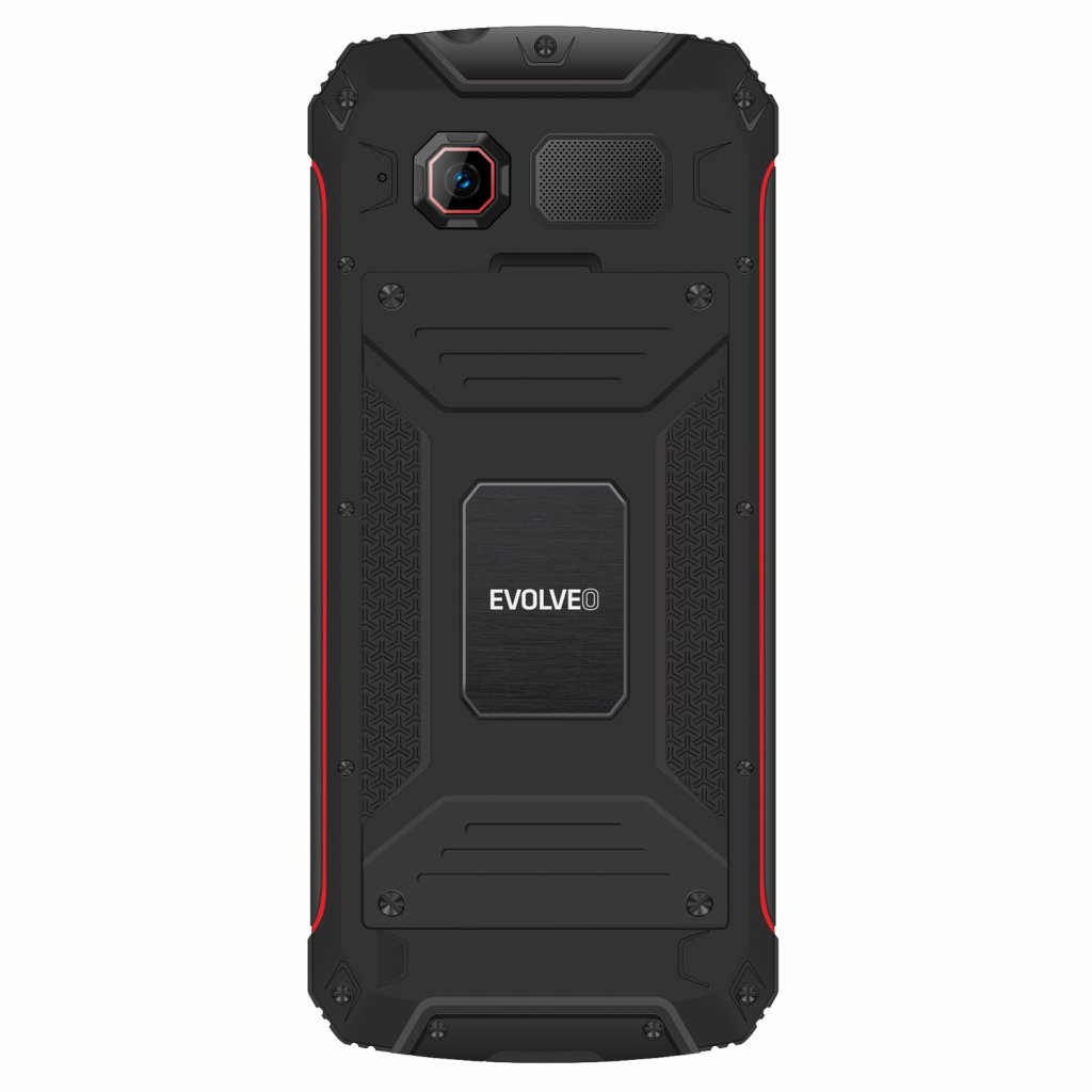 EVOLVEO StrongPhone W4 čierno-červený