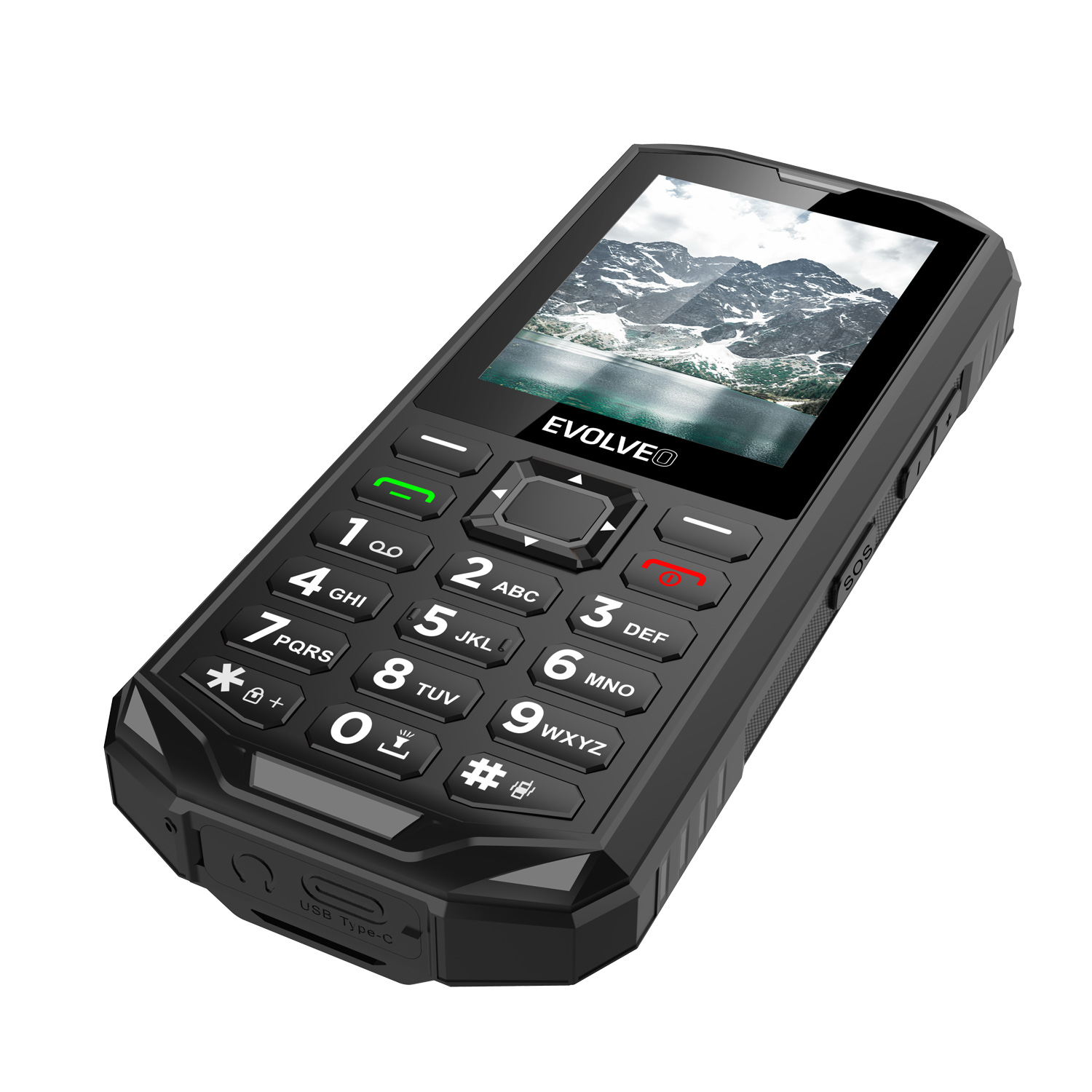 EVOLVEO StrongPhone X5 čierno-sivý