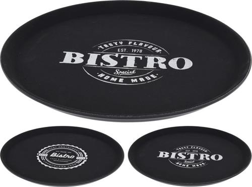 Excellent Houseware Podnos číšnický protiskluzový Bistro, 35 cm 