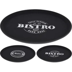 Excellent Houseware Podnos číšnický protiskluzový Bistro, 35 cm 