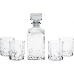 Excellent Houseware Poháre na whisky s karafou EXCELLENT, sada 5 ks,