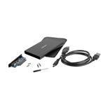 Externý box Natec pre HDD 2,5" USB 2.0 Rhino, čierny