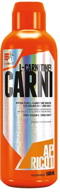 Extrifit Carni 120000 Liquid 1000 ml - meruňka