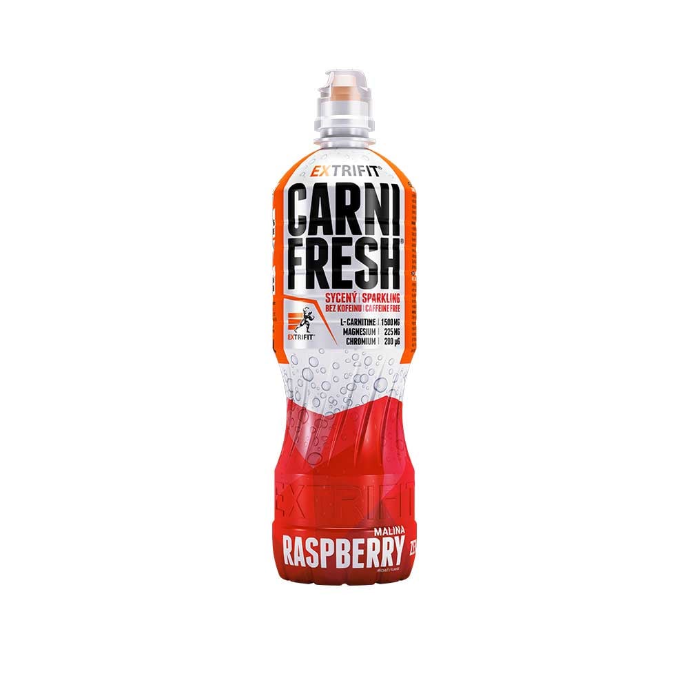 Extrifit Carnifresh Sparkling Caffeine free 850 ml - malina