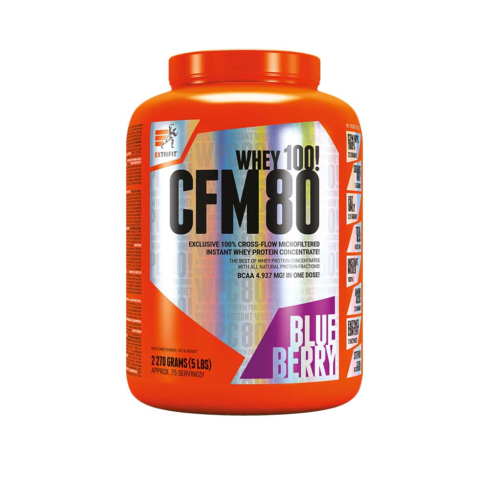 Extrifit CFM Instant Whey 80 2270 g - čučoriedka