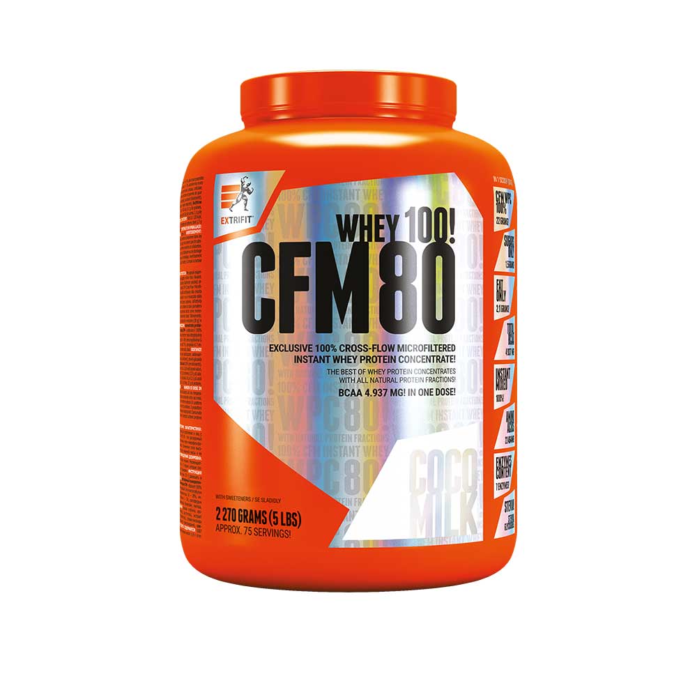 Extrifit CFM Instant Whey 80 2270 g - kokosové mlieko