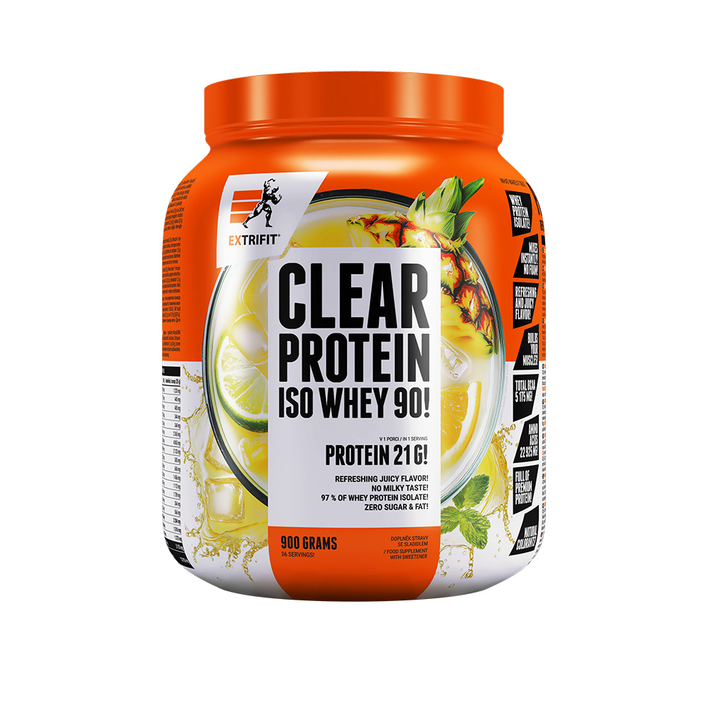 Extrifit Clear Protein Iso Whey 90! 900 g tropické ovocie