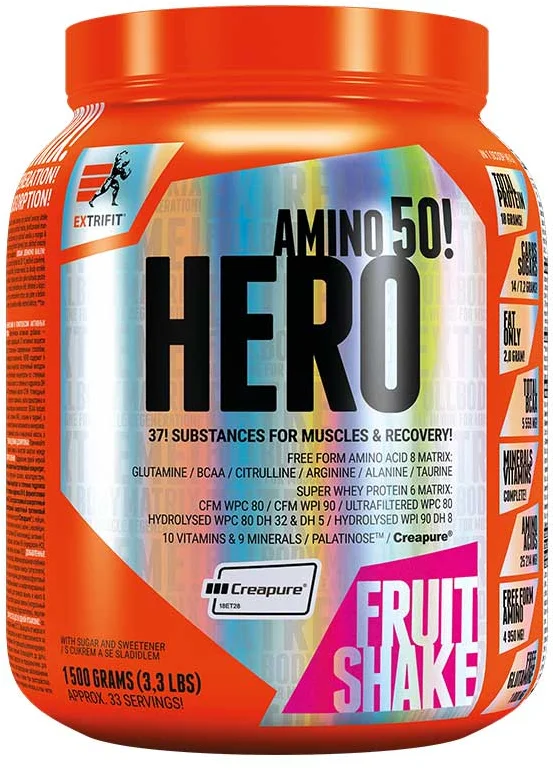 Extrifit Hero 1500 g - ovocný koktail