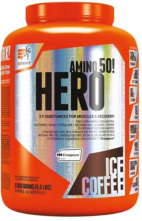 Extrifit Hero 3000 g - ledová káva