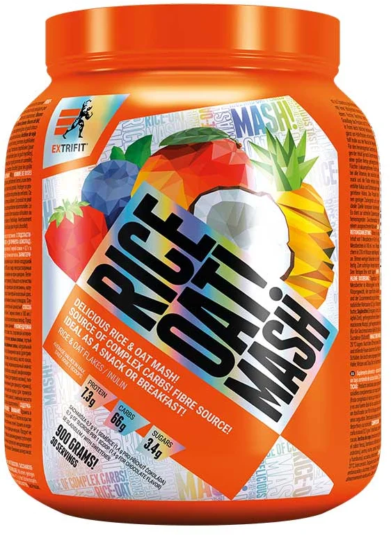 Extrifit Rice Oat Mash 900 g - čokoláda
